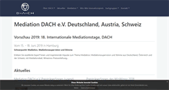 Desktop Screenshot of mediation-dach.com