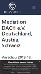 Mobile Screenshot of mediation-dach.com